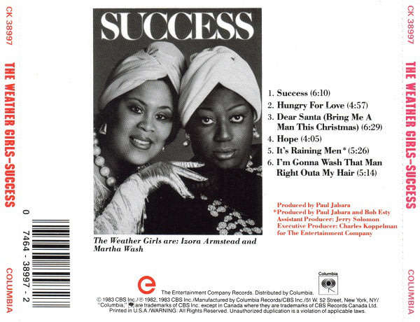 Weather Girls - Success CD Import