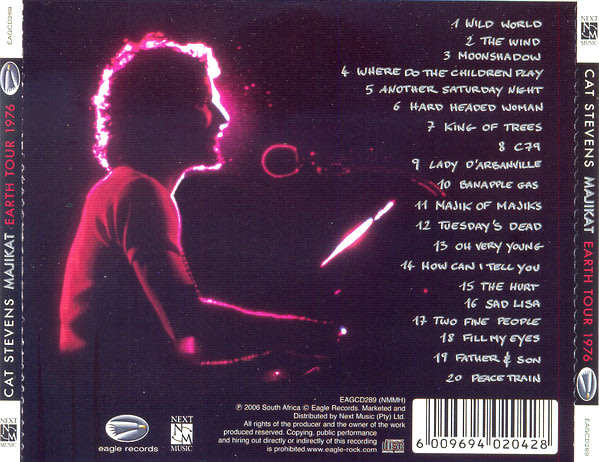 Cat Stevens - Majikat: Earth Tour 1976 CD
