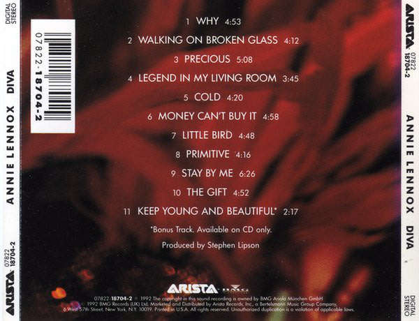 Annie Lennox - Diva CD Import