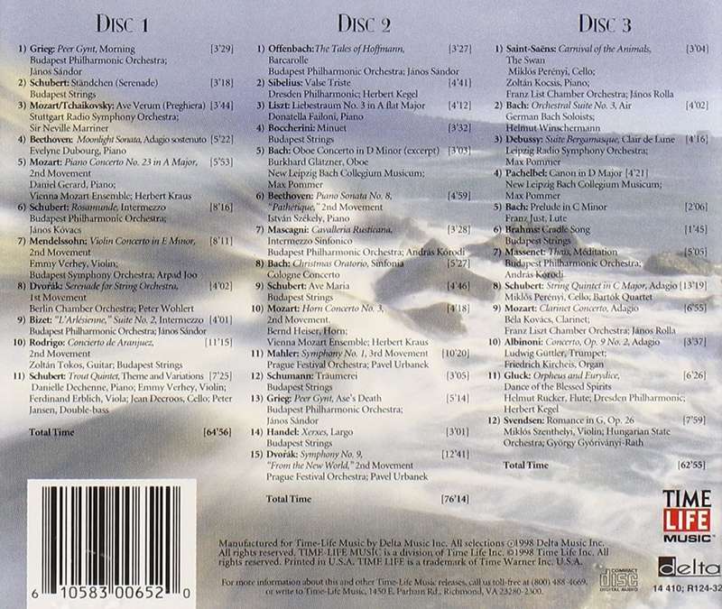 Various - Quiet Moods: Classics For Relaxation 3x CD Import