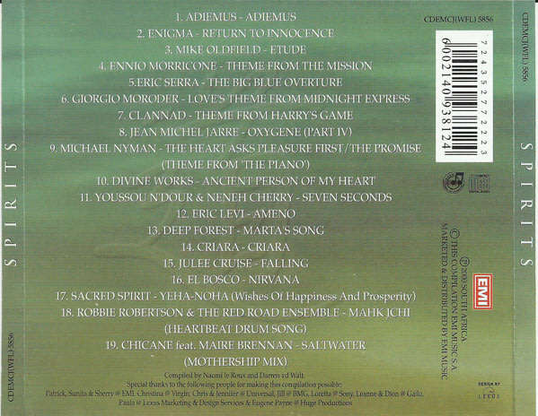 Various - Spirits: Music For The Soul CD