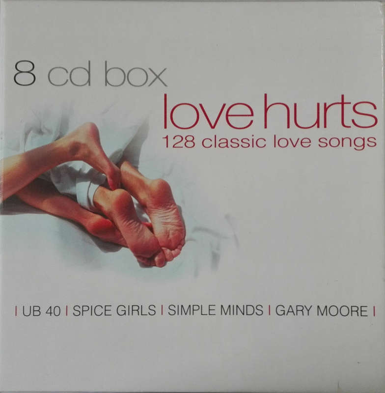 Love Hurts - 128 Classic Love Songs (70`s, 80`s, 90`s) 8x CD Box Set Import
