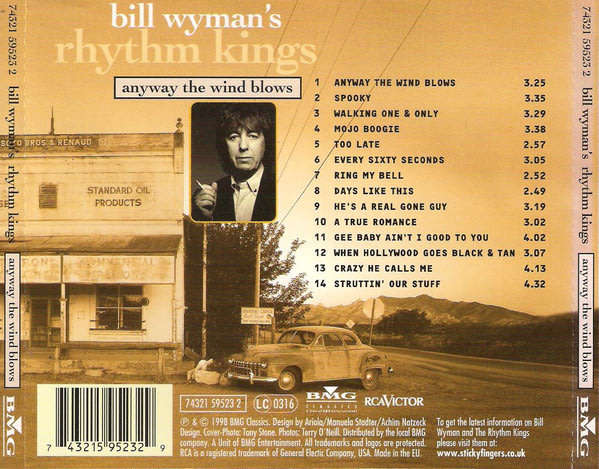 Bill Wyman`s Rhythm Kings - Anyway the Wind Blows CD Import