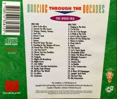 Dancing Through the Decades - Disco Era Various CD