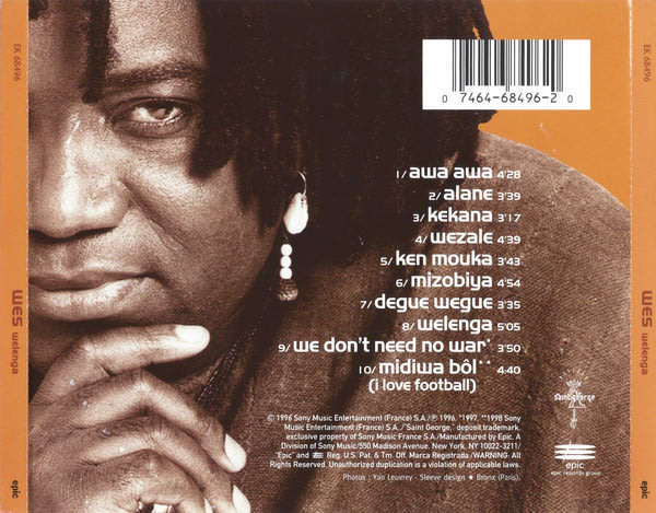 Wes - Welenga (Conscience Universelle) CD Import