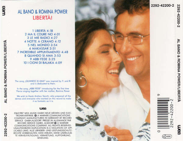 Al Bano and Romina Power - Libertà! CD Import