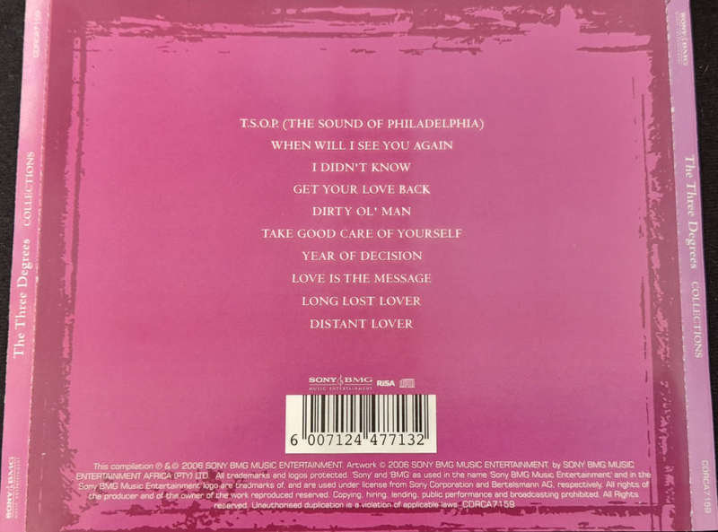 The Three Degrees - Collections CD