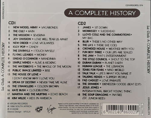 Le Club Various - A Complete History Double CD