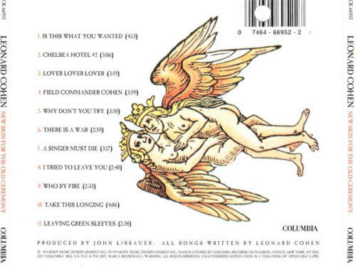 Leonard Cohen - New Skin For the Old Ceremony CD Import