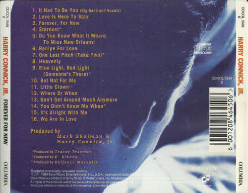 Harry Connick, Jr. - Forever For Now CD