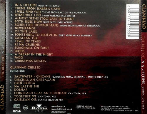 Clannad - Best of (In a Lifetime) Double CD