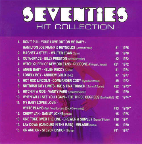 Various - Seventies Hit Collection CD Import