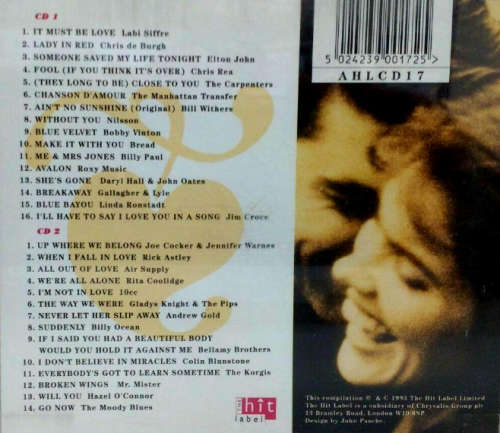 Various - It Must Be Love Double CD Import