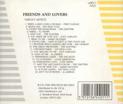 Various - Friends and Lovers CD Import