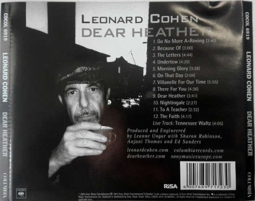 Leonard Cohen - Dear Heather CD