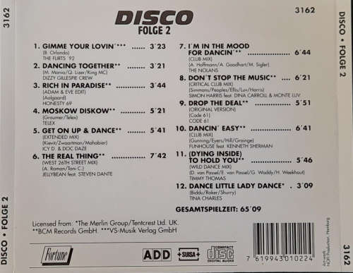 D.I.S.C.O. Folge Compilation Set - Various Import Rare 5x CD`s (Hi NRG, Disco)