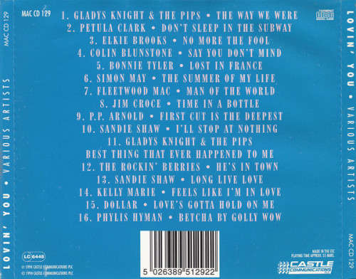 Various - Lovin` You CD Import