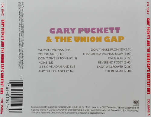 Gary Puckett & the Union Gap - Greatest Hits CD Import