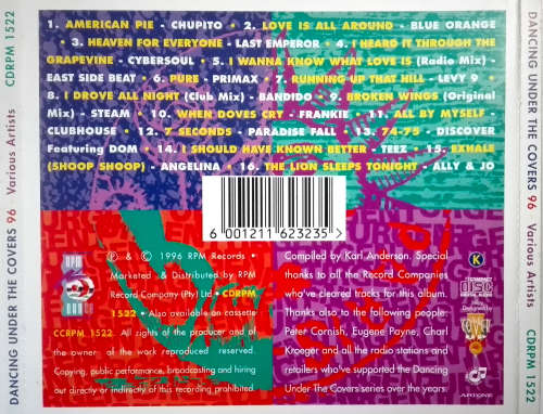 Various - Dancing Under the Covers 96 CD