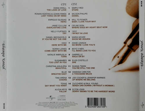 Various - Yours, Always... Double CD Import