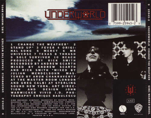 Underworld - Change the Weather CD Import