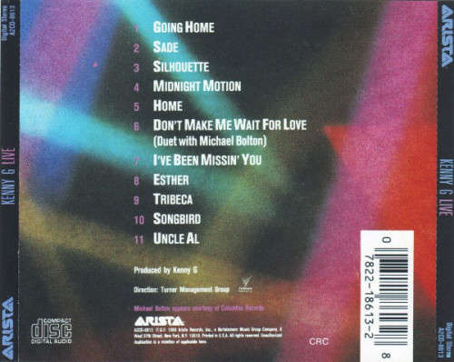 Kenny G - Live CD Import