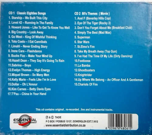 Various - Essential 80`s Double CD