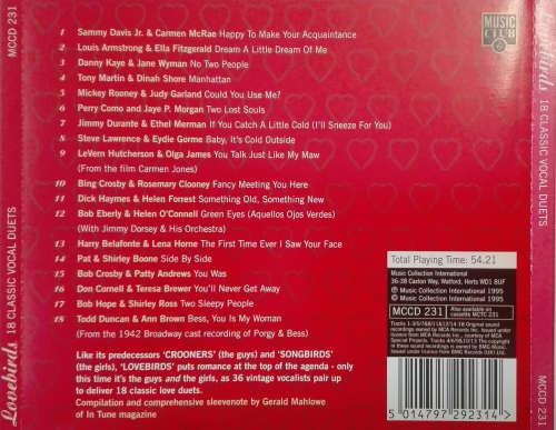 Various - Lovebirds - 18 Classic Love Duets CD Import