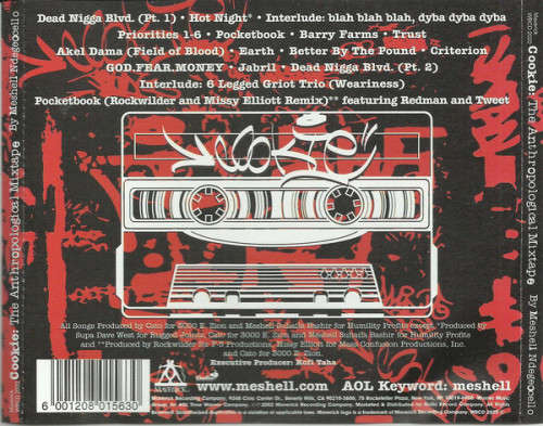 Meshell Ndegeocello - Cookie: Anthropological Mixtape CD