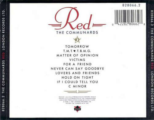 Communards - Red CD Import