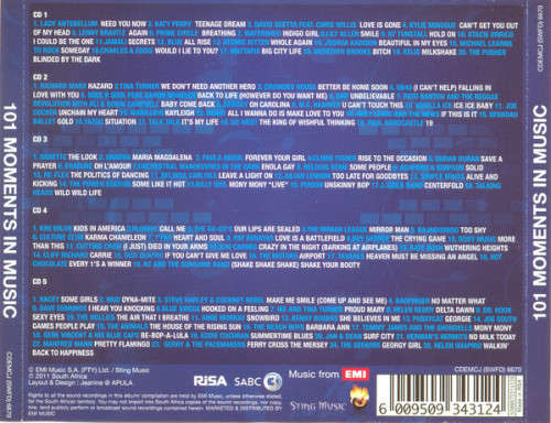 Various - 101 Moments In Music (Volume 2) 5x CD