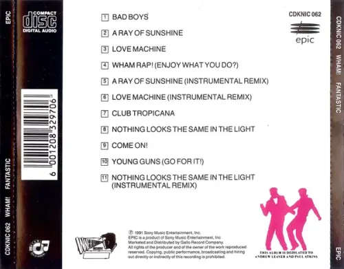 Wham! - Fantastic CD