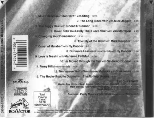 Chieftains - Long Black Veil CD Import