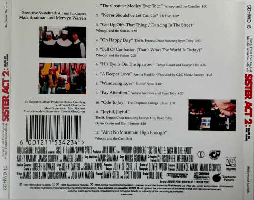 Various - Sister Act 2: Back In the Habit Soundtrack CD