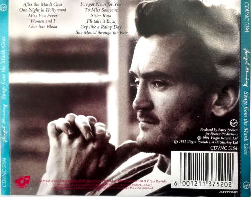 Feargal Sharkey - Songs From the Mardi Gras CD