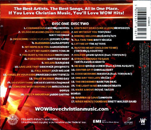 Various - WOW Hits 2013 Double CD Import