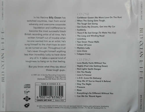 Billy Ocean - L.I.F.E. (Love Is For Ever) Double CD