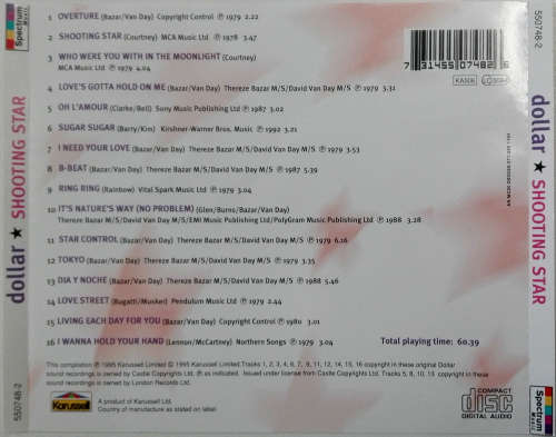 Dollar - Shooting Star CD Import