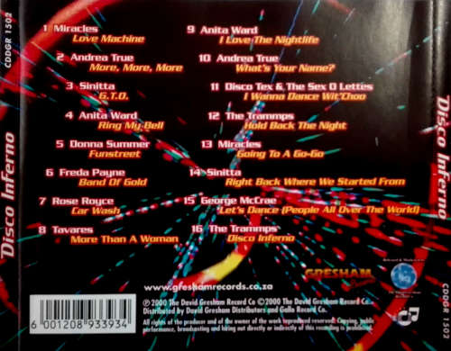 Various - Disco Inferno CD