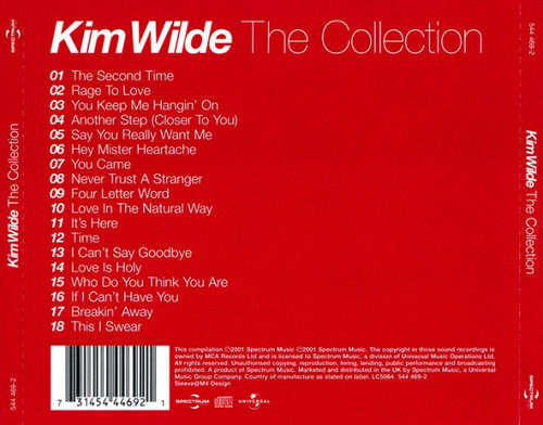 Kim Wilde - Collection CD Import