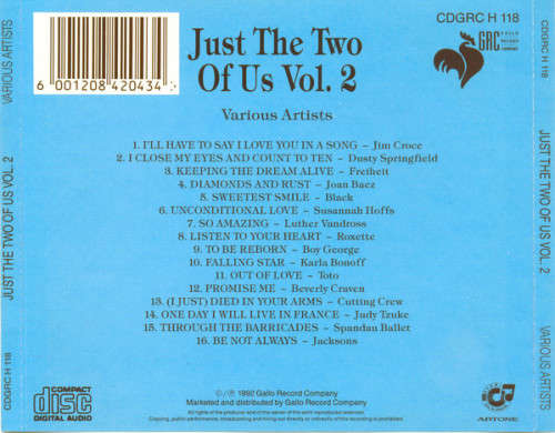 Various - Just the Two of Us Vol. 2 CD