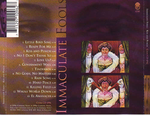 Immaculate Fools - Kiss and Punch CD Import