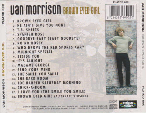Van Morrison - Brown Eyed Girl CD Import