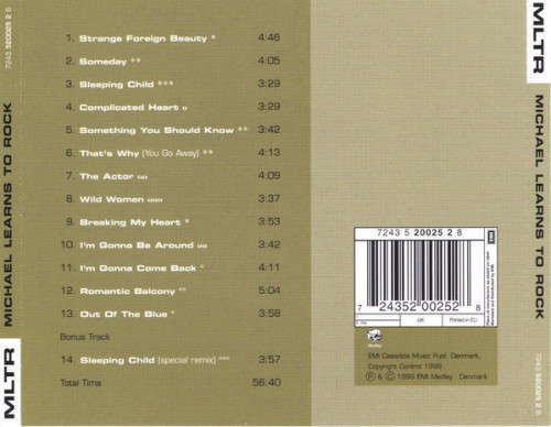 Michael Learns To Rock - MLTR CD Import (Greatest Hits)