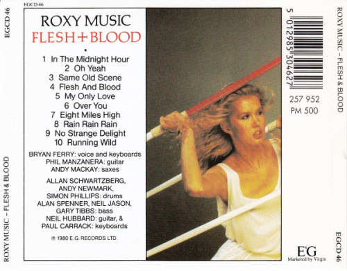Roxy Music - Flesh + Blood CD Import