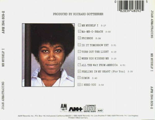Joan Armatrading - Me Myself I CD Import