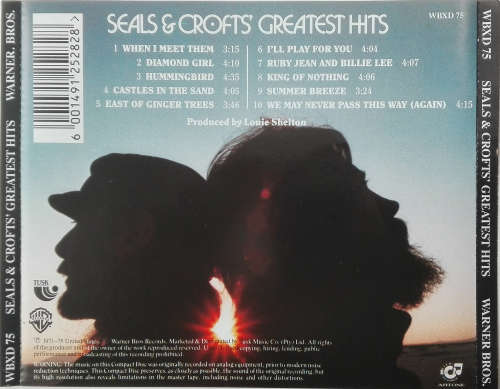 Seals & Crofts - Greatest Hits CD Import