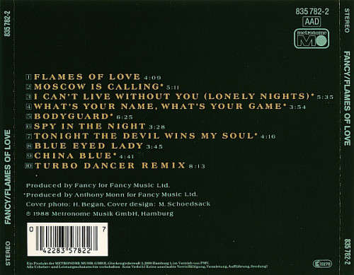 Fancy - Flames of Love CD Import