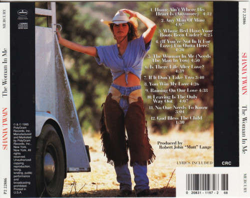Shania Twain - The Woman In Me CD Import