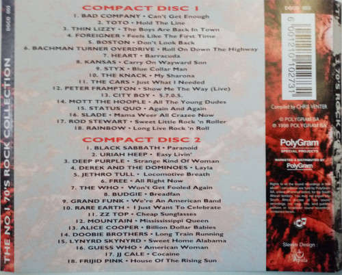 Various - No. 1 70`s Rock Collection Double CD